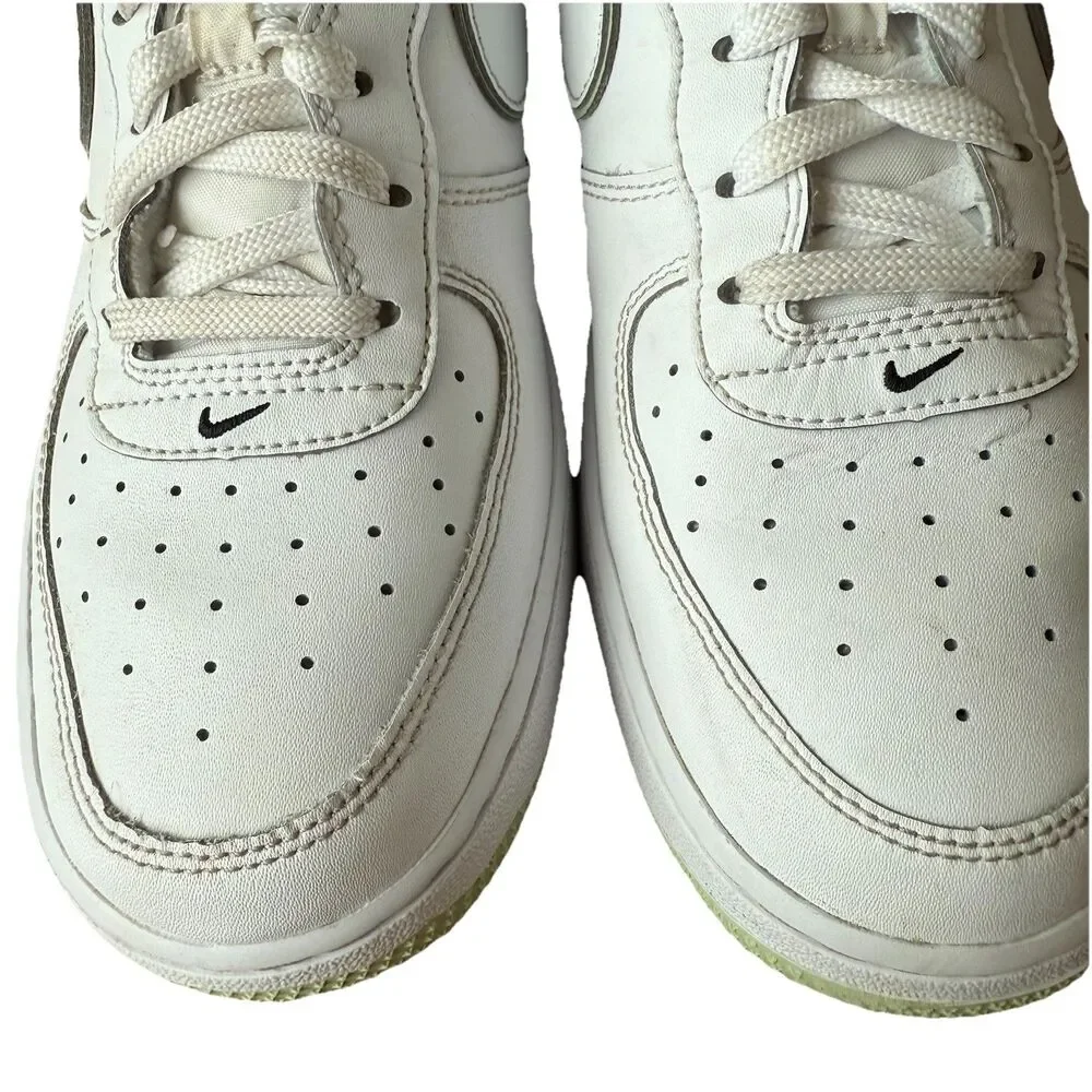 Nike Air Force‎ 1 GS AF1 Low White Honeydew Youth SIZE 7 Casual Shoes CT3839-108
